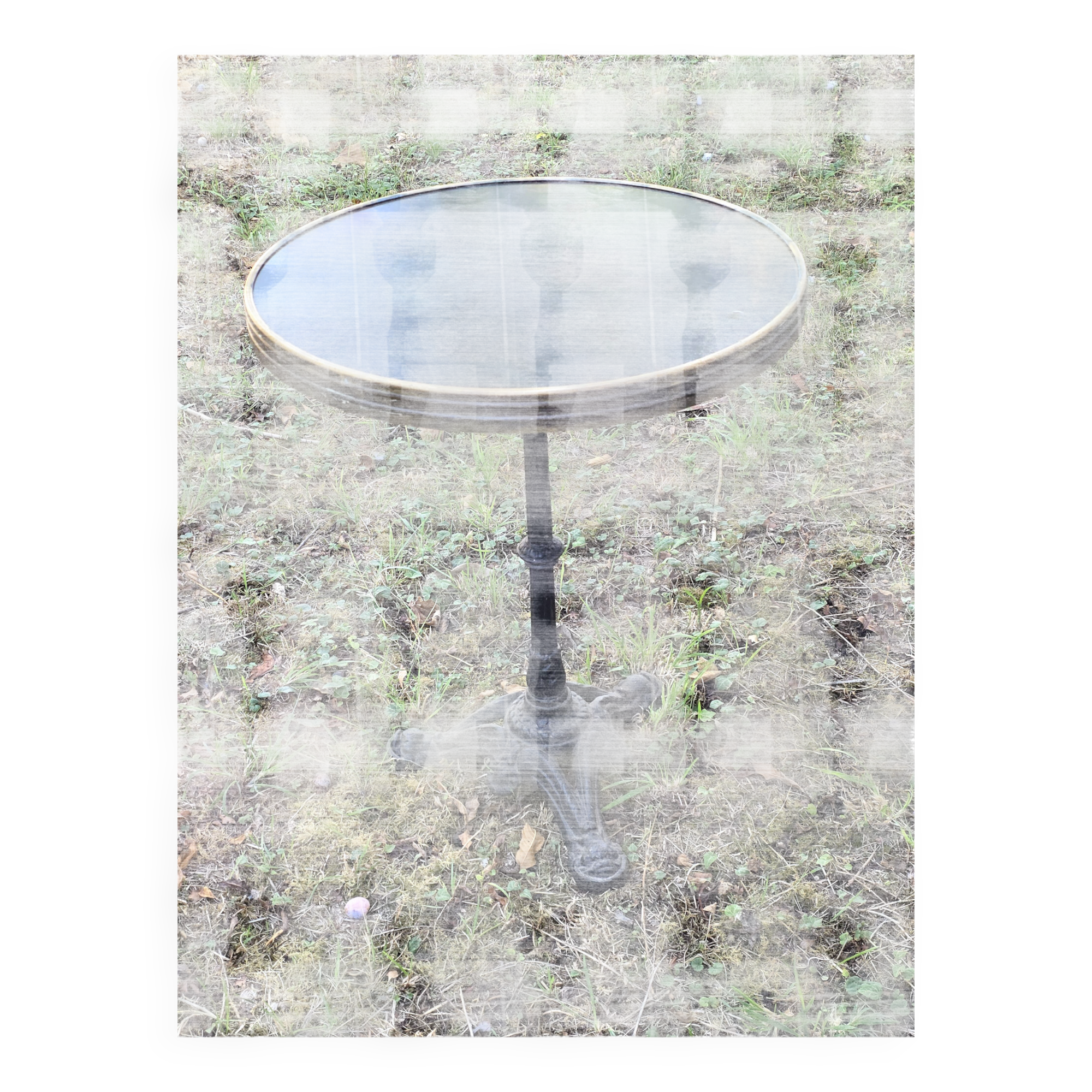 Table de bistrot ancienne