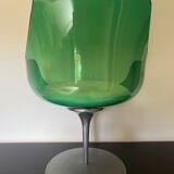Green Champagne Chair by Estelle and Erwin Lavergne for Formes Nouvelles 1957