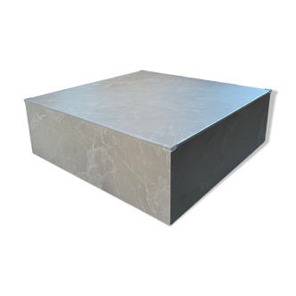 Travertine look coffee table