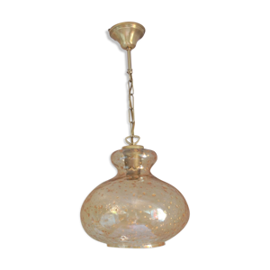 Suspension globe en verre