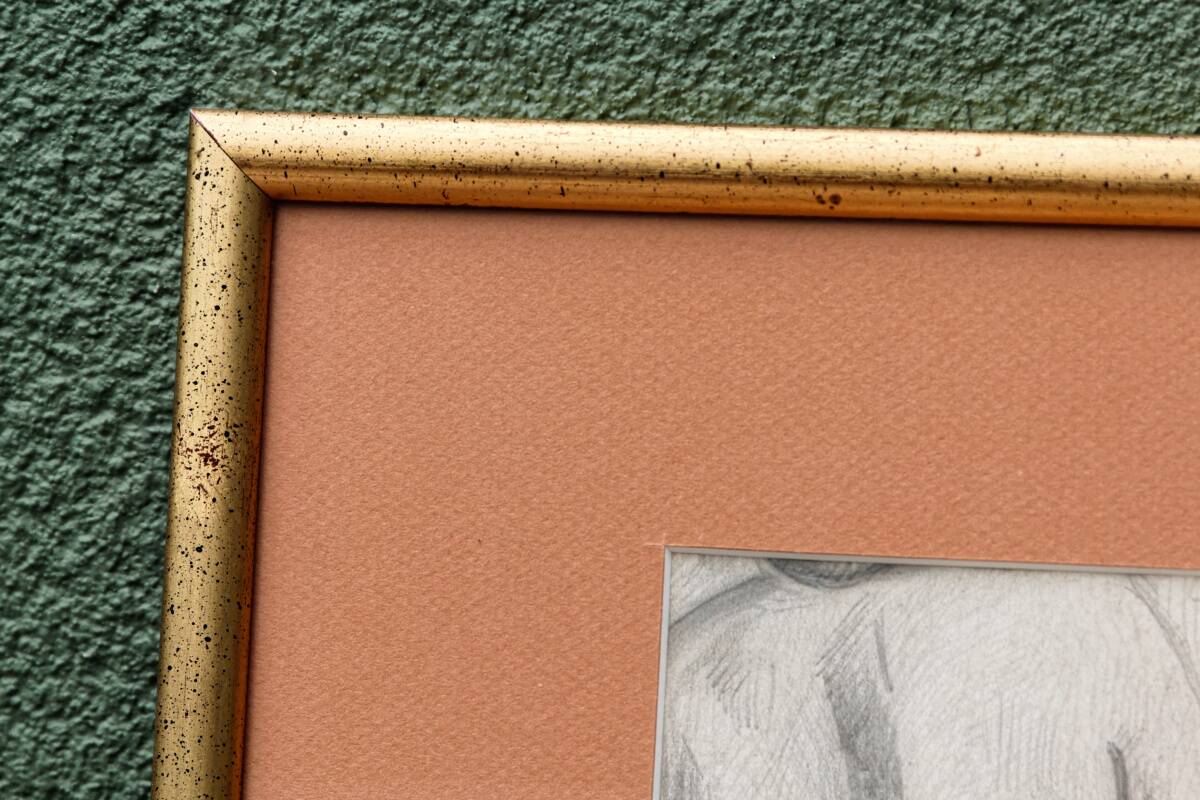 Pencil drawing, female nude