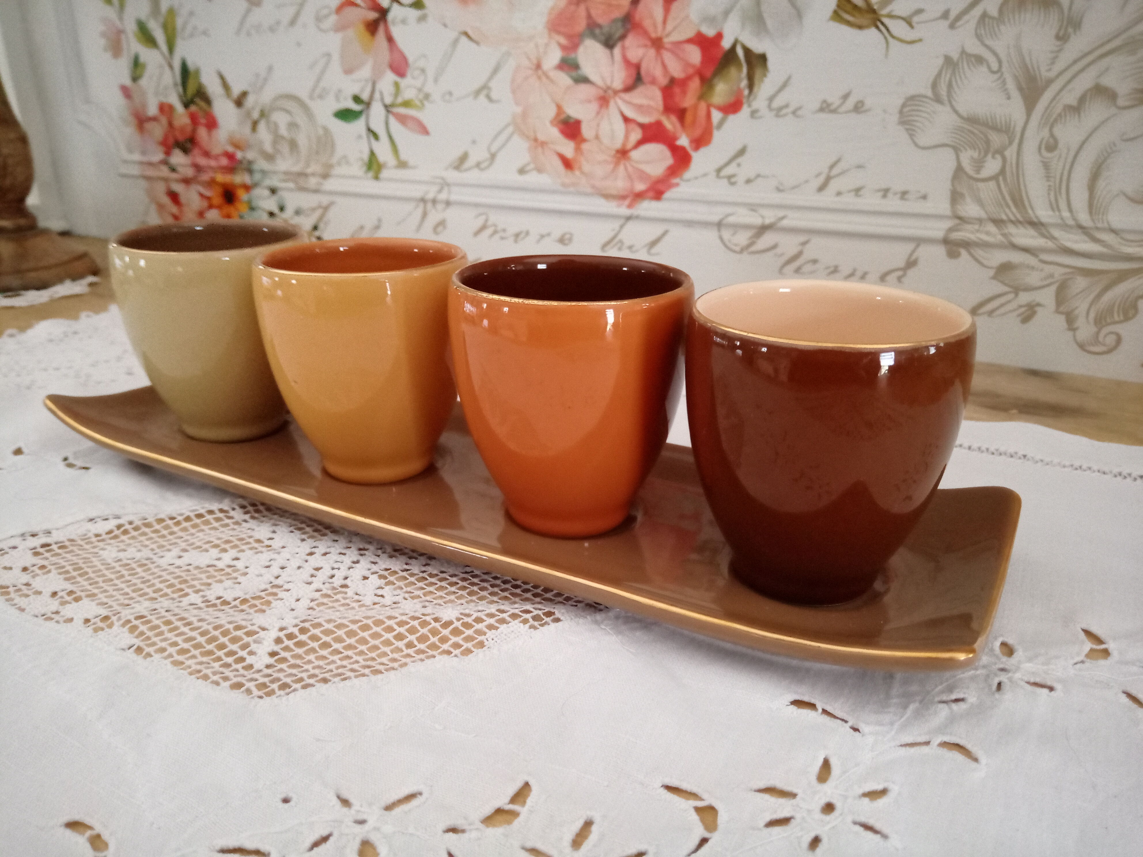 Fine porcelain coffee set
