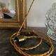 Suspension with vintage glass globe