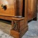 Antique commode, walnut and oak, marble top, 3 drawers, France circa 1820–1850.