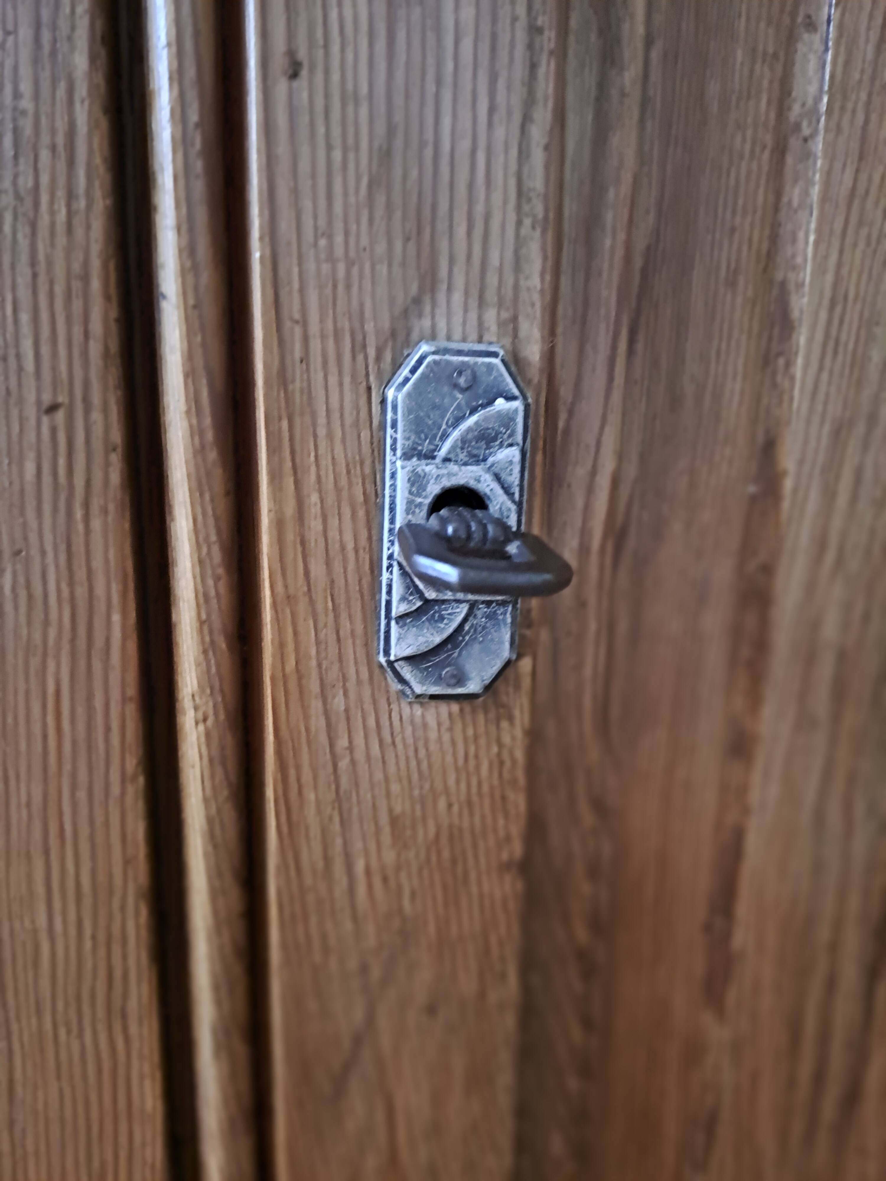 Old Parisian sideboard in raw wood