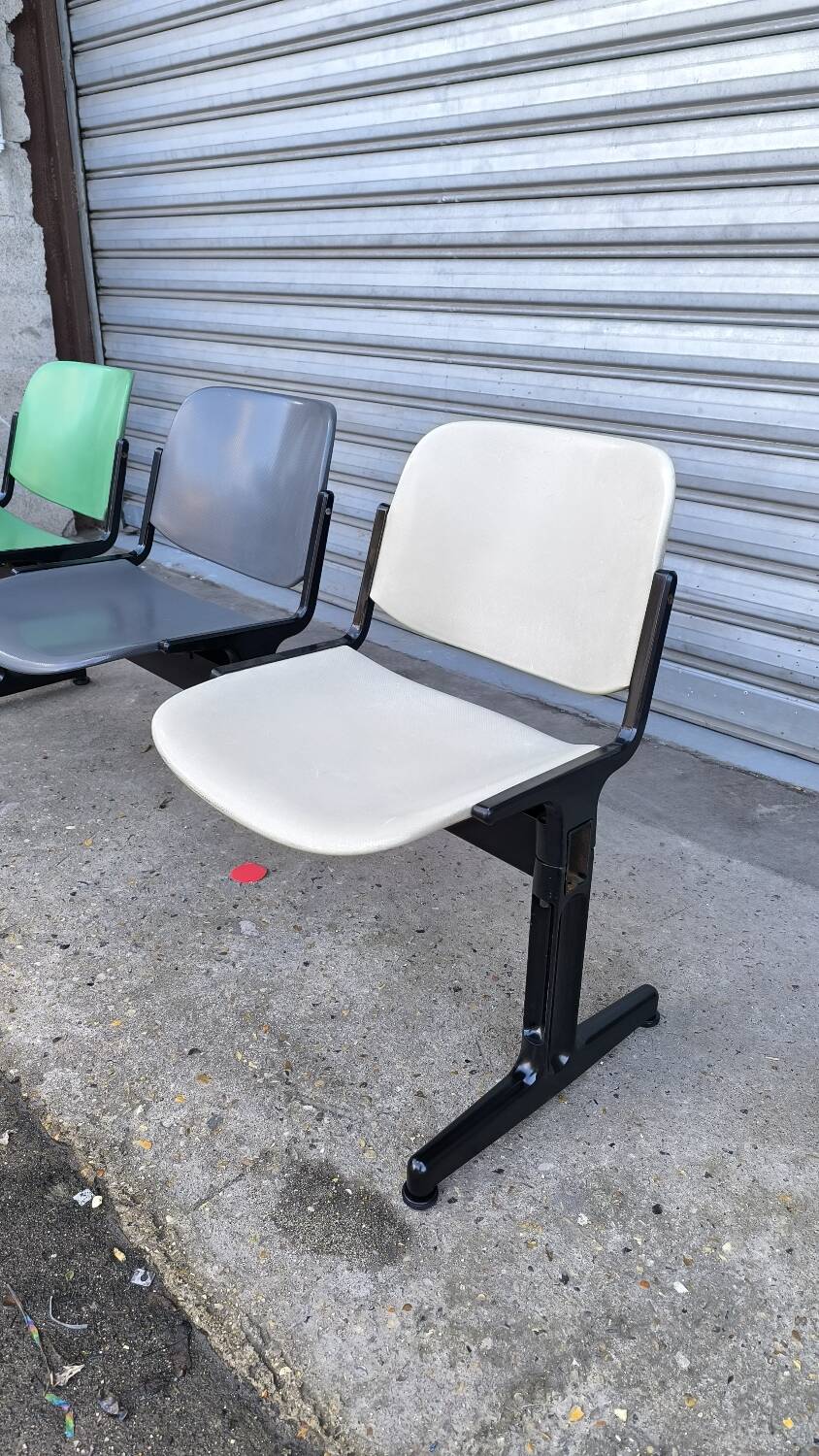 3-seater bench by Giancarlo Piretti for Anonima Castelli 1970