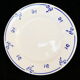 6 assiettes plates en faience de digoin sarreguemines petite fleur bleu