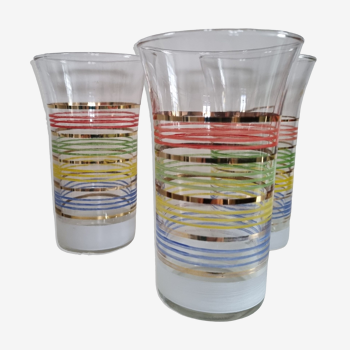 Verres vintage années 50