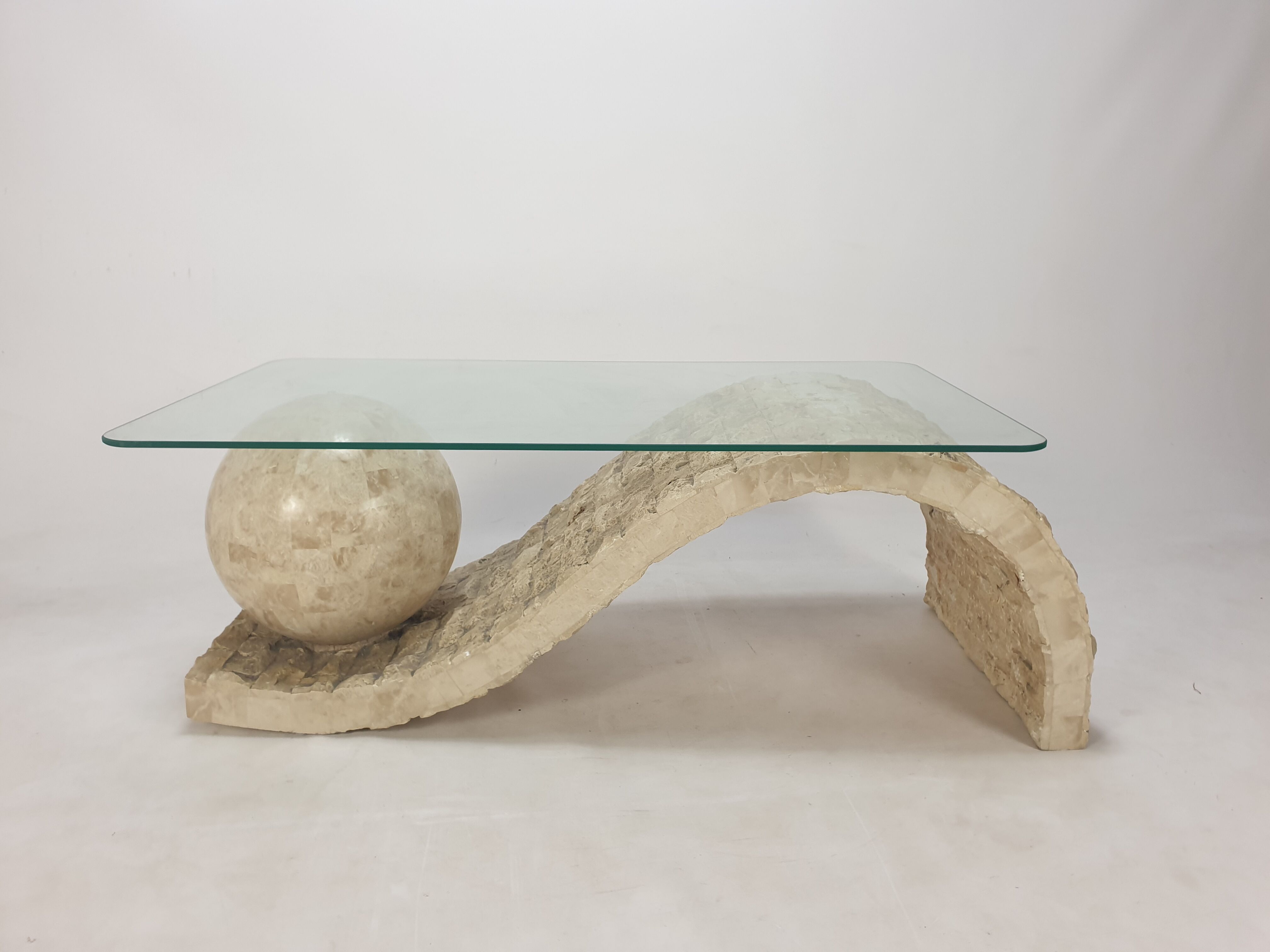Magnussen Ponte Mactan Stone Coffee Table, 1980s