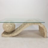 Magnussen Ponte Mactan Stone Coffee Table, 1980s