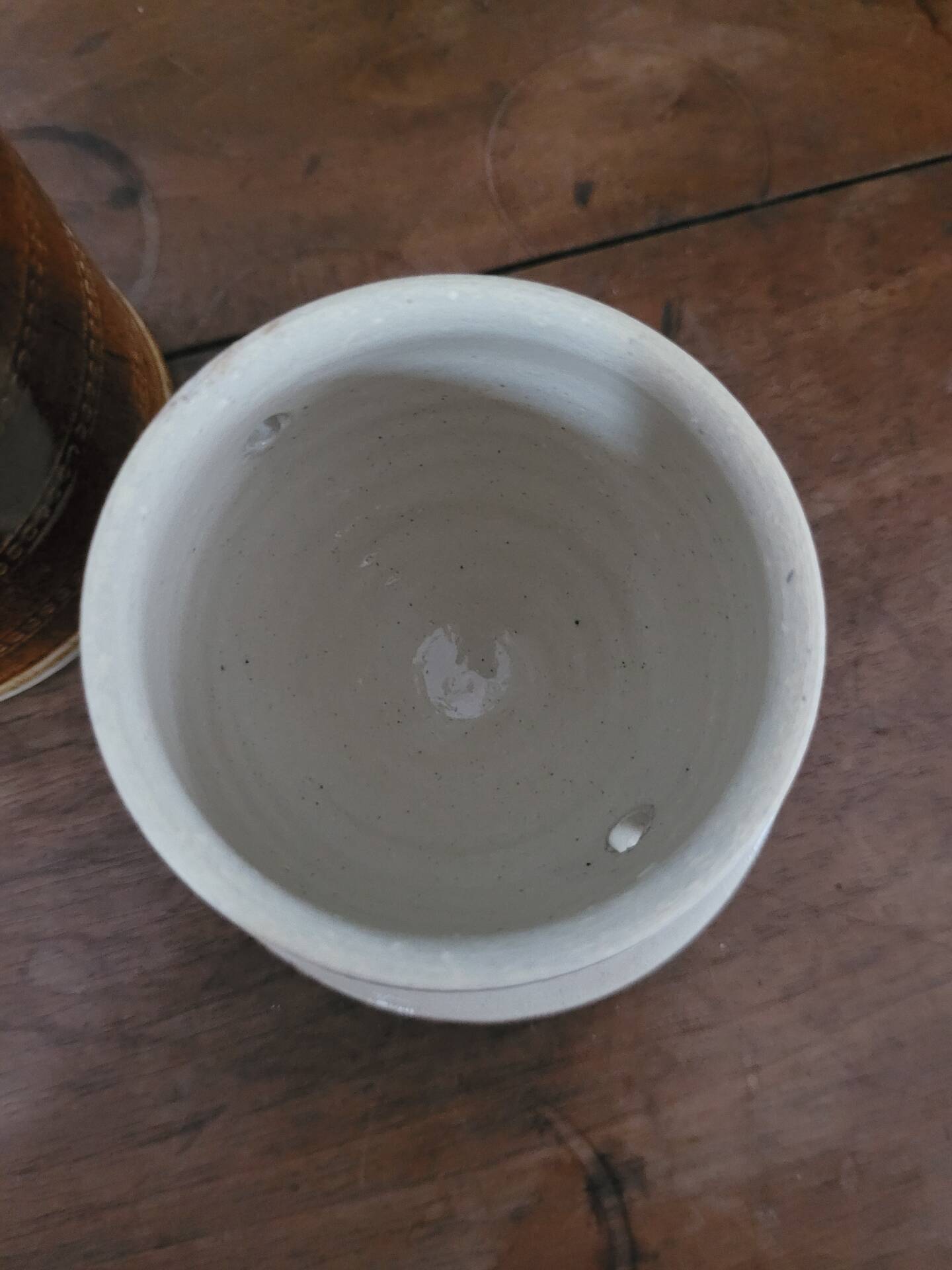 Water butter dish Berry pottery