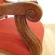 Fauteuil ancien restauré retapissé Louis-Philippe d’époque