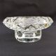 Duo of old glass candlesticks