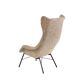Vintage wingback lounge armchair by Miroslav Navrátil for TON, 1960s