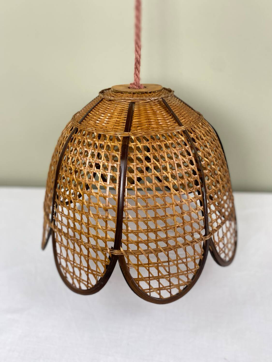 Suspension osier vintage