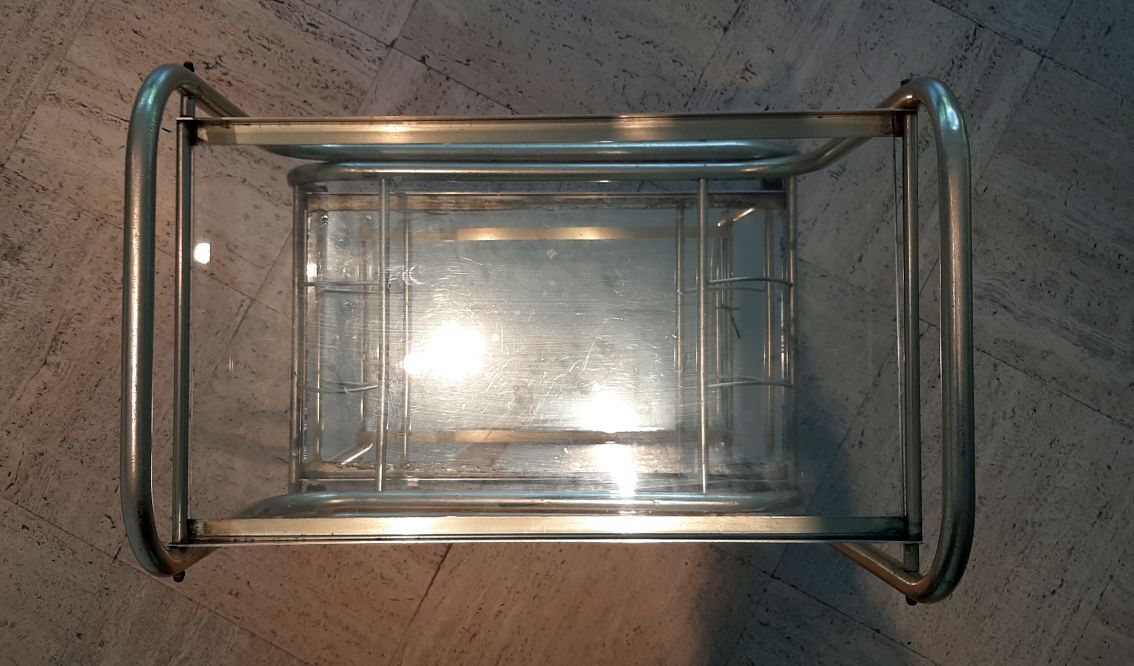 Art deco style bar cart