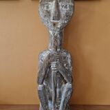 Statue of ancestor known as Guardian of sources in hardwood and pigments - Work from Western Nepal