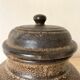 Stoneware pot for onions, garlic, shallots