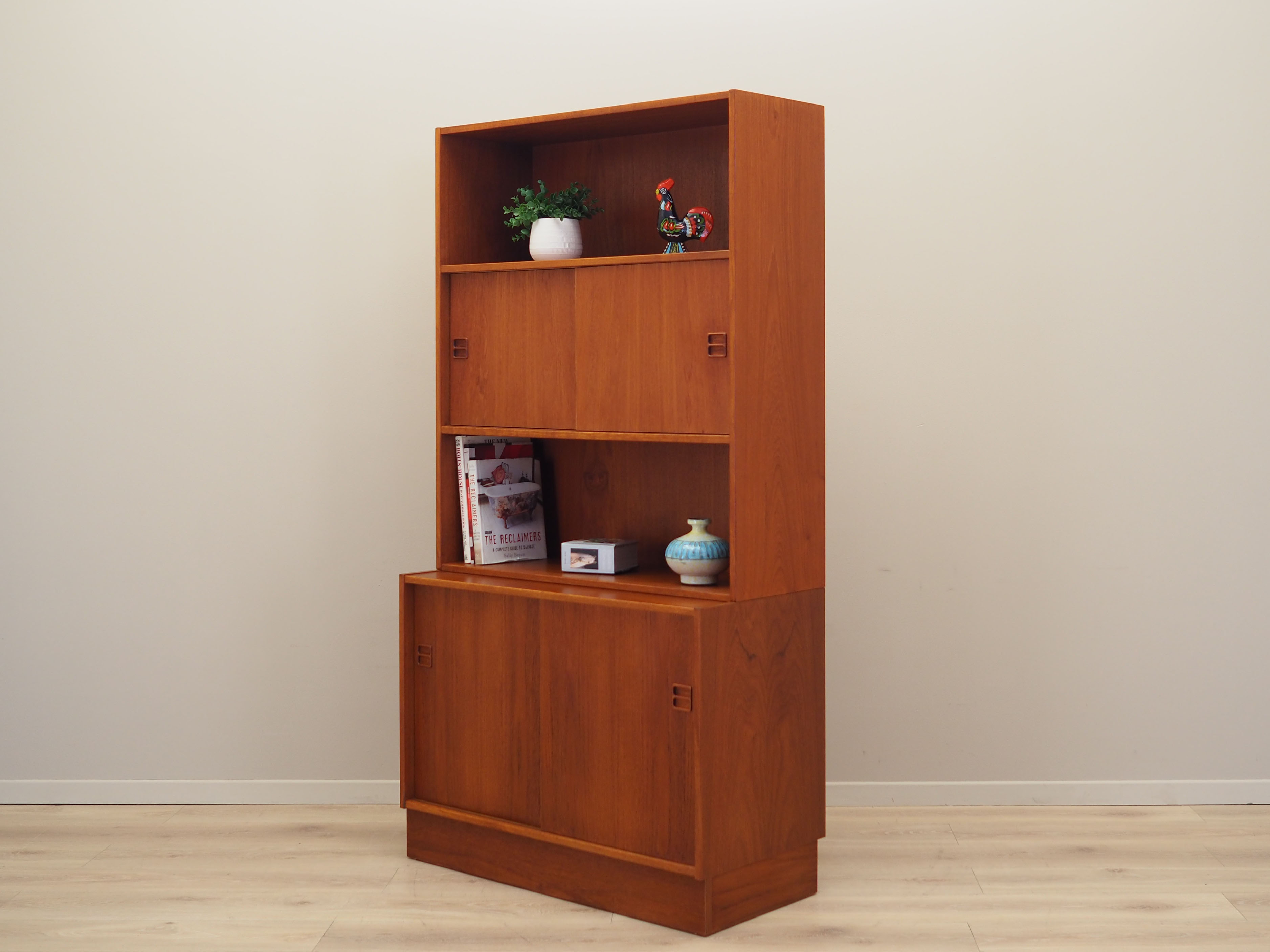 Teak bookcase, Danish design, 1960s, production: Denmark