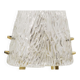 Pair of mid-century brass and textured glass table lamps, Austria, 1950s