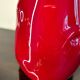 Vintage red Murano soliflore vase