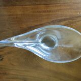 Set of Daum crystal vases and candle holders