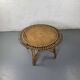 Table basse soleil en rotin