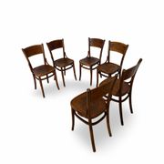 Set of six Authentic antique bentwood chairs, Antonio Volpe