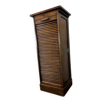 Vintage wooden archive cabinet / curtain cabinet