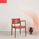 Armchair model 65 in oak and leather by Niels O. Møller, Denmark, 1960s.