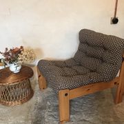 Vintage armchair in pine 1980's