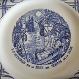 4 advertising plates Yoplait- The 3 musketeers