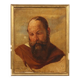 Ancient painting signed Filippo Marsigli, oil on paper, circa 1840.