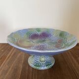 Blue slipware fruit bowl