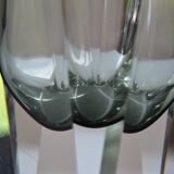 Murano Sommerso Vase Gray Blue 30 cm Vintage 1970