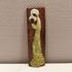 Slim relief with a motif of Madonna and child.