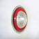 Luci Milano ‘Sat 50’ Flush Mount Lamp - Futuristic Design New Old Stock 80s