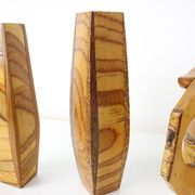 Articles en bois faits à la main années 1950, Tchécoslovaquie