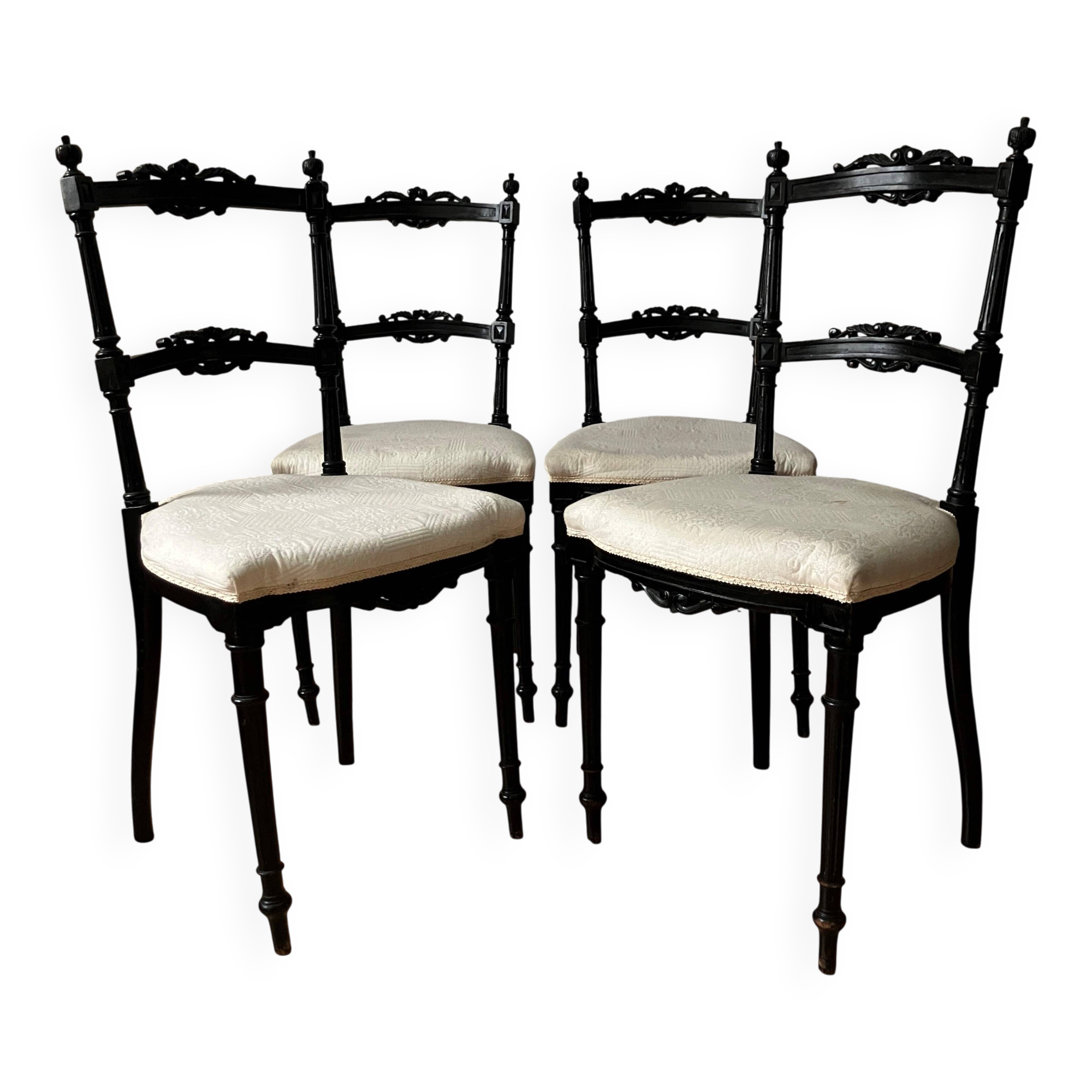 4 Napoleon III flying chairs