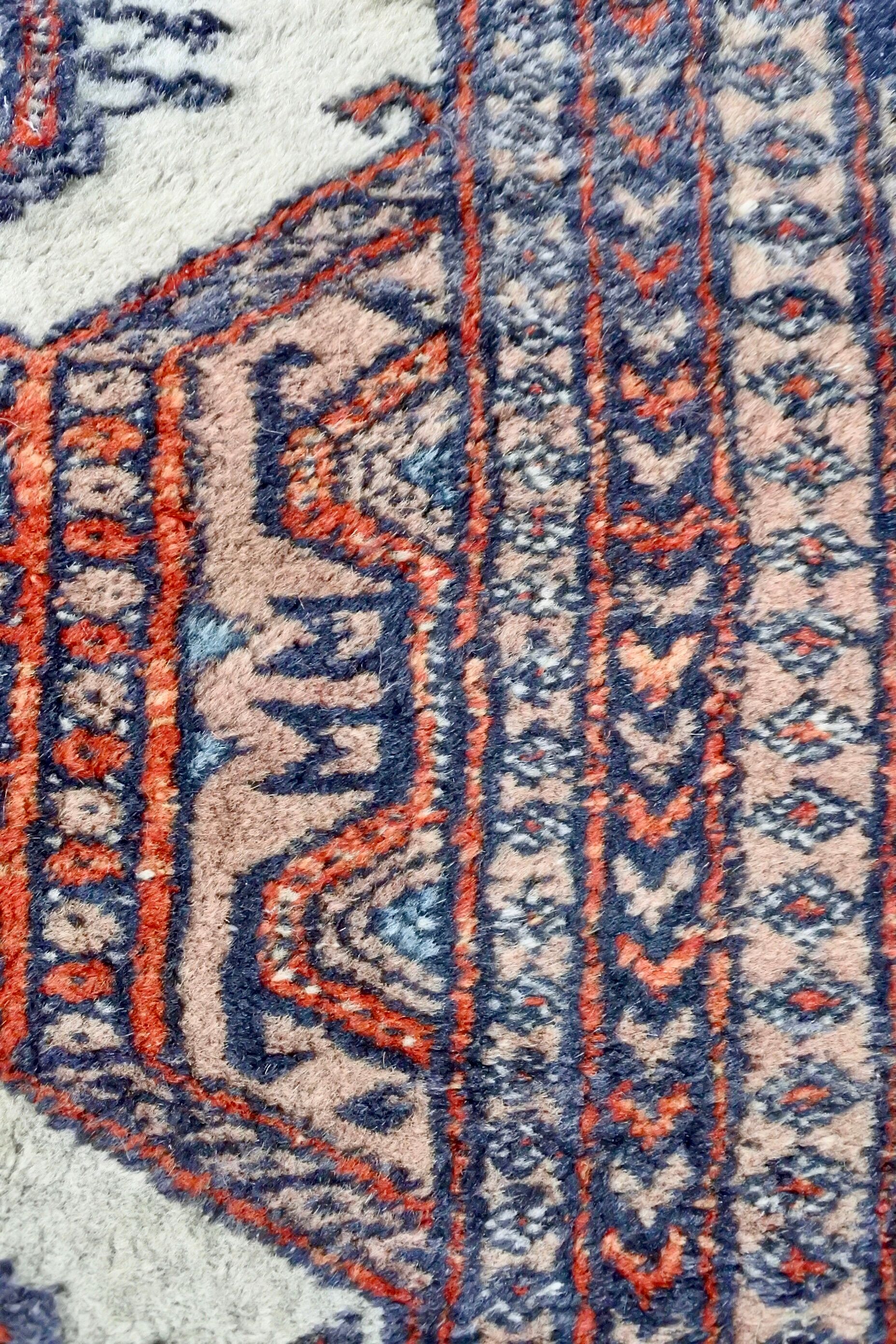 Carpet Boukhara Afghan Vintage 155x123cm.