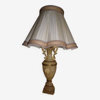 Large model alabaster lamp