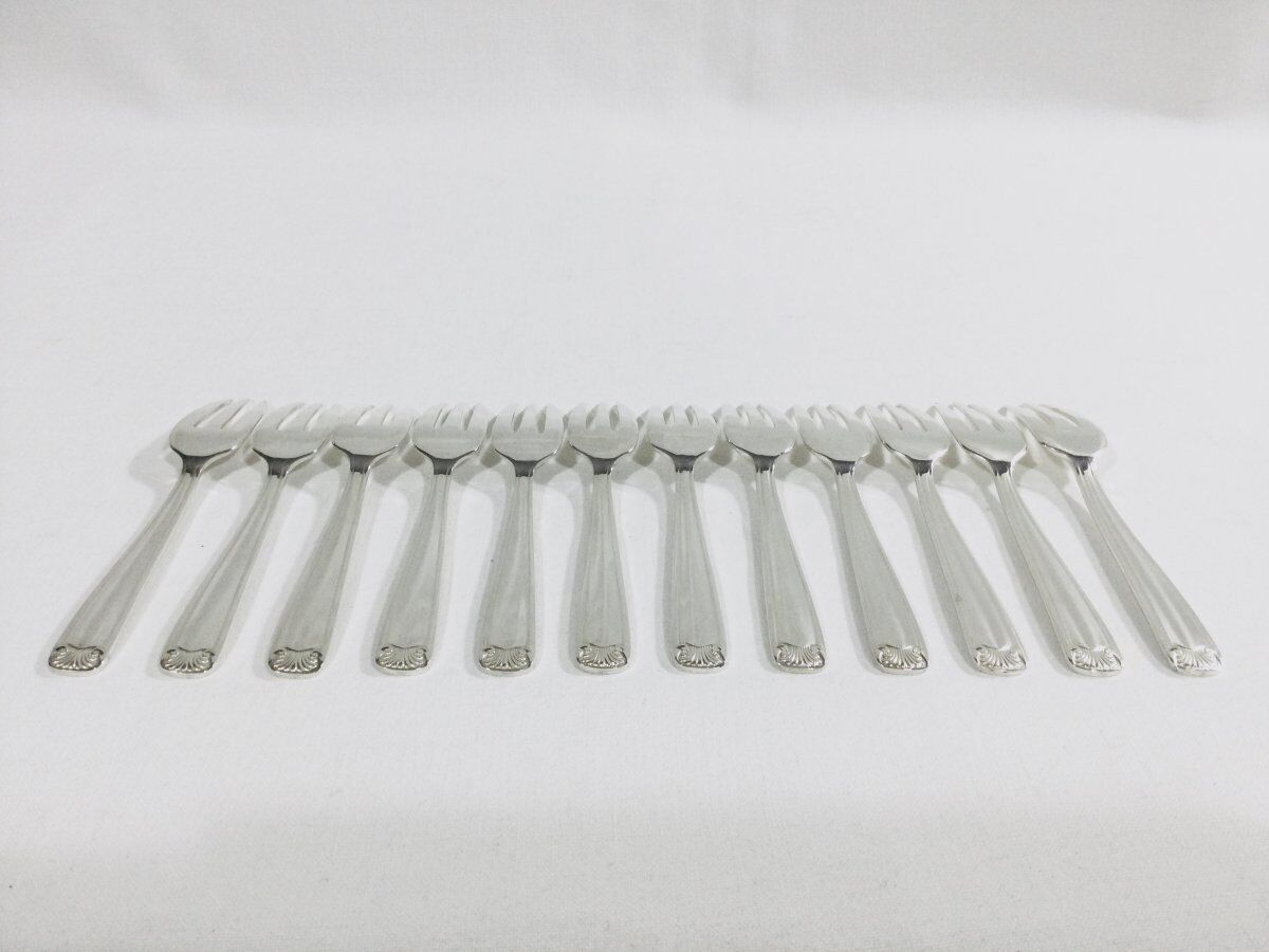 12 cake forks