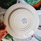 Lot de 6 assiettes plates terre de fer dépareillées
