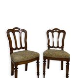 Ensemble de quatre chaises de style Umbertine