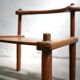 Ancient brutalist African chair