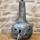 Large ceramic lamp base with dual lighting