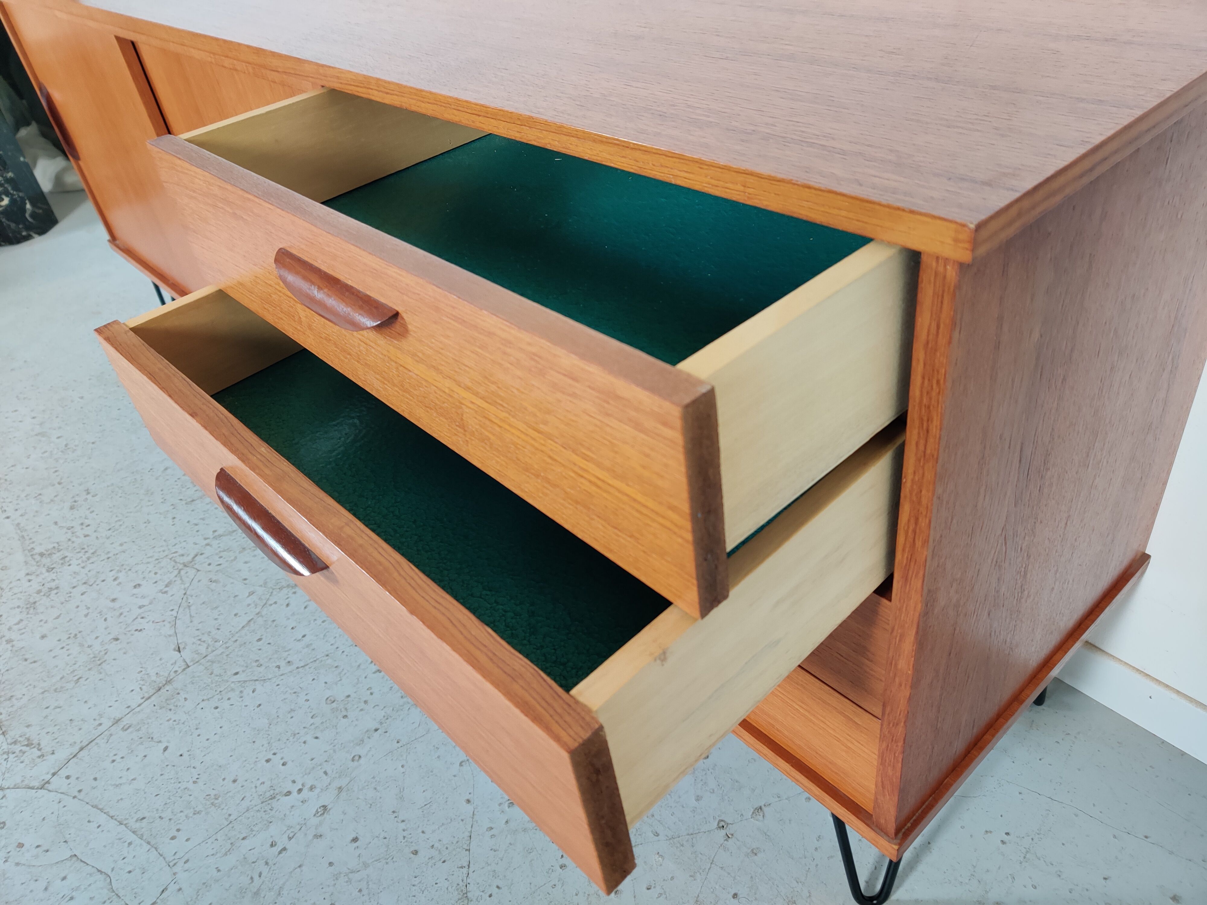 Scandinavian teak row, 60s