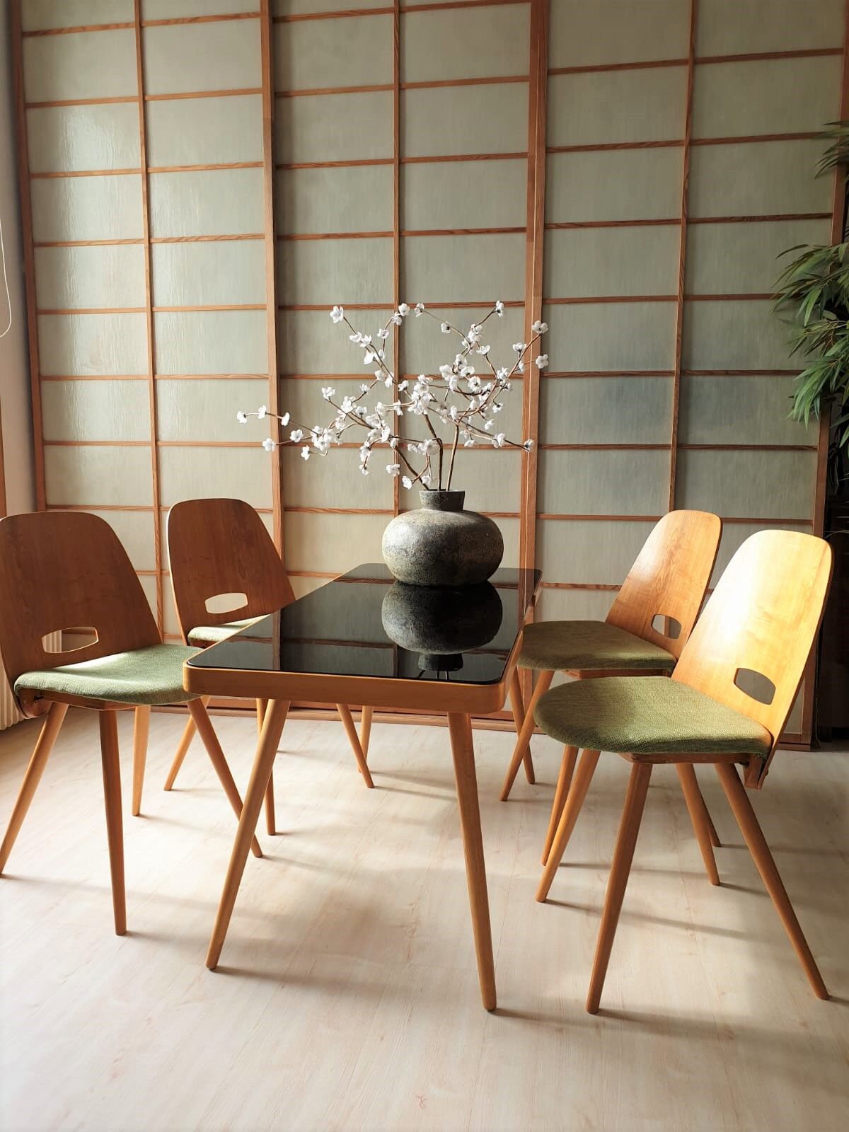 Ensemble de 4 chaises Lollipop Frantisek Jirak