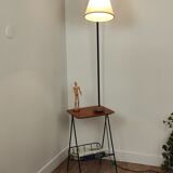 Floor lamp tablet and magazine holders 60s