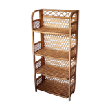 Rattan shelf
